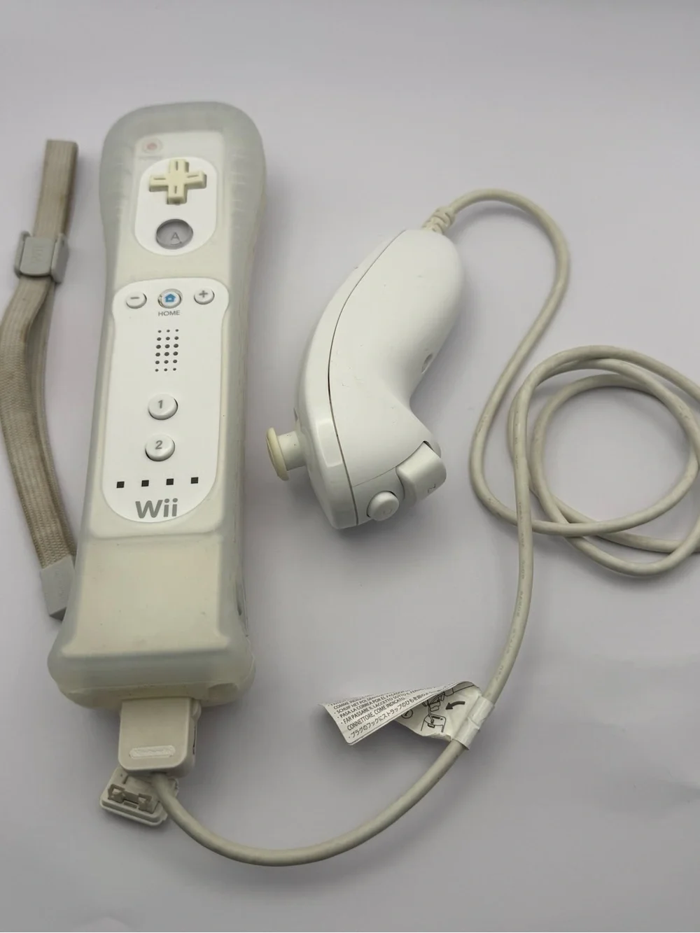 Nintendo Wii Remote Controller with Nunchuk, Motion Adapter and Silicone Jacket